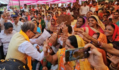 भाजपा ने हर वर्ग को लाभ दिया, कांग्रेस ने योजनाएं बंद करने का पाप किया :- मुख्यमंत्री श्री शिवराज सिंह चौहान