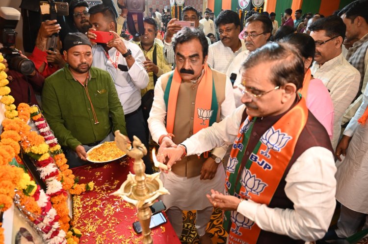 प्रदेश अध्यक्ष व सांसद श्री विष्णुदत्त शर्मा ने कहा कांग्रेस का व्यवहार मीडिया से अच्छा नहीं