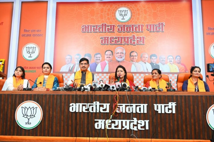 दुष्कर्म और महिला उत्पीड़न के आरोपियों को पुरस्कृत कर रही है कांग्रेस :- केंद्रीय मंत्री श्रीमती मीनाक्षी लेखी