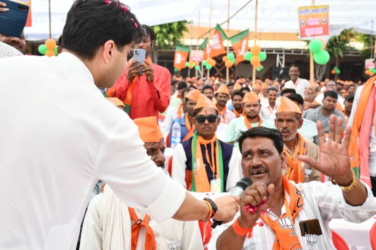 अयोध्या में श्रीराम मंदिर के लोकार्पण के समय मध्यप्रदेश में भाजपा की सरकार ही होनी चाहि - श्री ज्योतिरादित्य सिंधिया