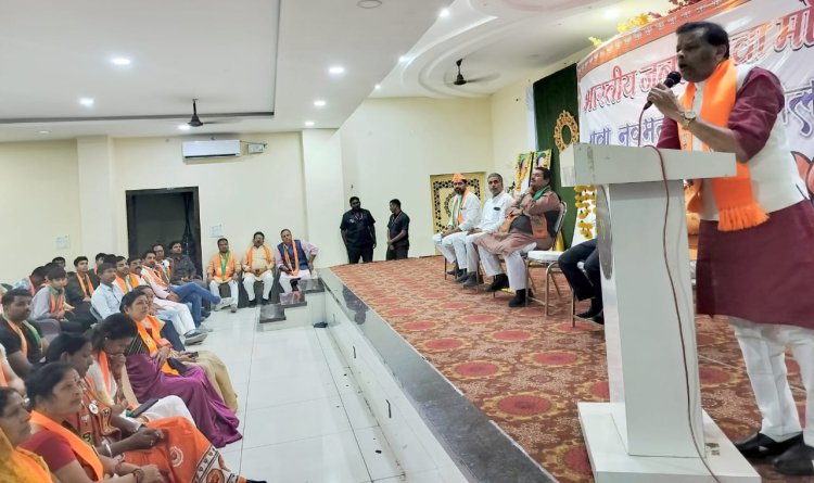 मोदी जी के नेतृत्व में नया भारत अपने दुश्मन को घर में घुसकर मारता है :- श्री जयभान सिंह पवैया