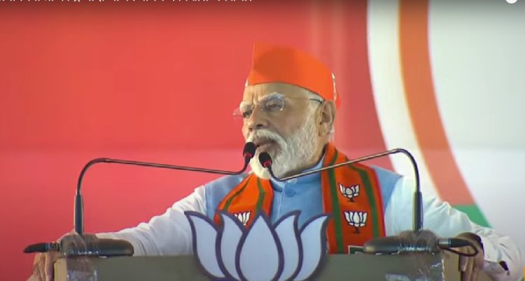 रिवर्स गियर की एक्सपर्ट है कांग्रेस, विकास की गाड़ी को पीछे ले जाएगी  :- श्री नरेंद्र मोदी जी