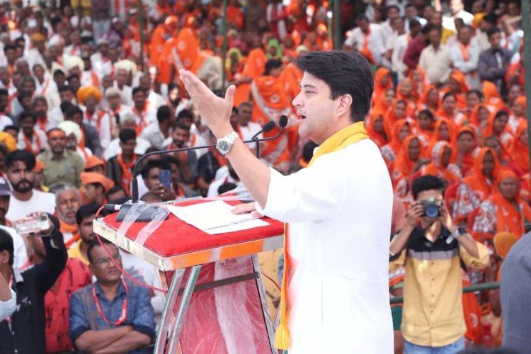 कांग्रेस राज में अंधेरा ही अंधेरा था :-श्री ज्योतिरादित्य सिंधिया