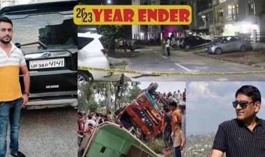 अलविदा 2023: इस साल हादसों से हुईं सड़कें लाल, हत्याएं भी बढ़ीं; भाजपा नेता और सीए पर बरसाईं थीं दनादन गोलियां