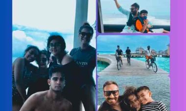 मालदीव में साइकिल चलाते दिखे अजय देवगन, मोनोकोनी में पोज देती नजर आईं बेटी निसा, एक्टर ने शेयर किए 2023 के यादगार पल