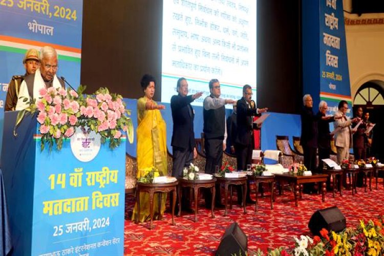 सुचारु निर्वाचन सम्पन्न कराना राष्ट्र सेवा का पवित्र कार्य - राज्यपाल श्री पटेल