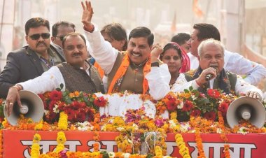 मुरैना में जन आभार यात्रा में मुख्यमंत्री और विधानसभा अध्यक्ष का जगह-जगह स्वागत, सभा को किया संबोधित