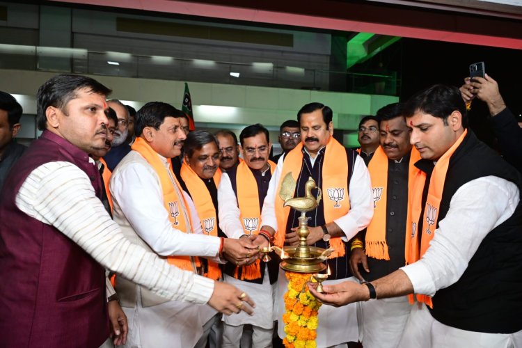 भारतीय जनता पार्टी के भोपाल लोकसभा चुनाव कार्यालय का उदघाटन