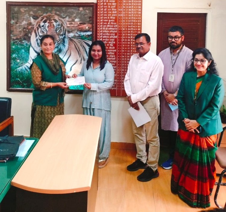 वन विहार राष्ट्रीय उद्यान में एक साथ तीन वन्यप्राणियों का अंगीकरण