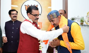 पन्ना जिले के कांग्रेस आईएनसीआर प्रकोष्ठ के जिला अध्यक्ष एवं 5 सरपंचों ने भारतीय जनता पार्टी  सदस्यता ली