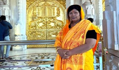 अयोध्या धाम में साथी मंत्रियों के साथ रामलला के दर्शनों की सुखानुभूति : श्रीमती सम्पतिया उईके