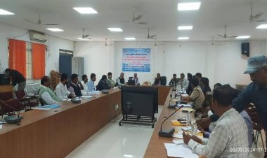 अटल भू - जल योजना अंतर्गत वाटर सिक्युरिटी प्लान का पुनरीक्षण कार्य 15 मार्च तक पूर्ण करें - आर.एम. सिंह