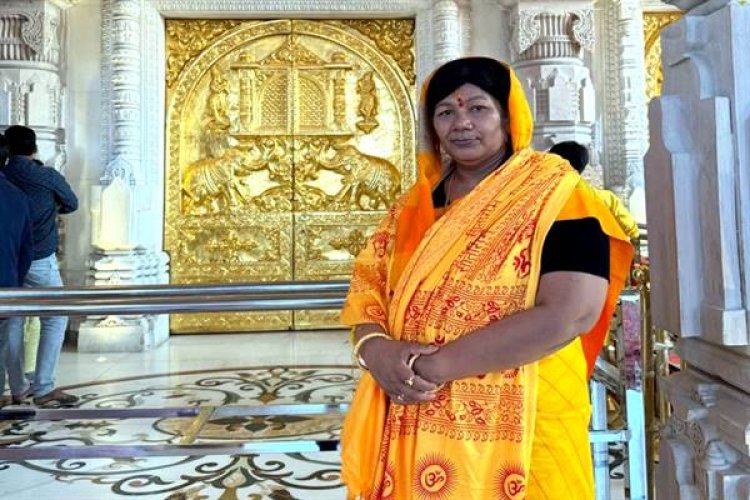 अयोध्या धाम में साथी मंत्रियों के साथ रामलला के दर्शनों की सुखानुभूति : श्रीमती सम्पतिया उईके