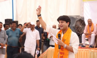 भाजपा कार्यकर्ताओं के जोश और होश से कांग्रेस बेहोश हो गई - श्री ज्योतिरादित्य सिंधिया