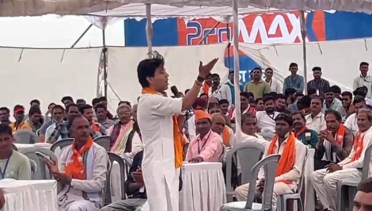 ये चुनाव नहीं धर्म और अधर्म के बीच संग्राम है - श्री ज्योतिरादित्य सिंधिया