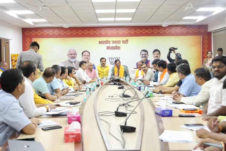 हर बूथ पर 10 प्रतिशत वोट शेयर के लक्ष्य को पूरा करें कार्यकर्ता - श्री विष्णुदत्त शर्मा