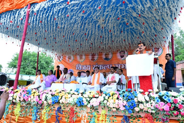 मुस्लिम मतदाता भी भारतीय जनता पार्टी के पक्ष में कर रहे मतदान - श्री विष्णुदत्त शर्मा