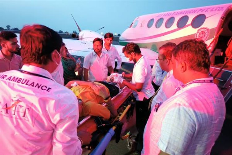 आपातकाल में त्वरित चिकित्सकीय सेवाओं के लिए एयर एम्बुलेंस उपयोगी- उप-मुख्यमंत्री श्री शुक्ल