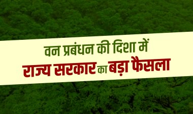 वन प्रबंधन की दिशा में राज्य सरकार का बड़ा फैसला
