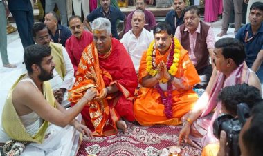 मुख्यमंत्री डॉ.यादव और केंद्रीय मंत्री श्री यादव ने बाबा महाकाल के दर्शन व पूजा- अर्चना की