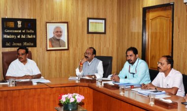 रायपुर : उप मुख्यमंत्री श्री अरुण साव नई दिल्ली में जल जीवन मिशन की समीक्षा बैठक में हुए शामिल