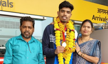 मंत्री श्री सारंग ने दी बास्केटबॉल खिलाड़ी रोहन और कीर्ति को बधाई