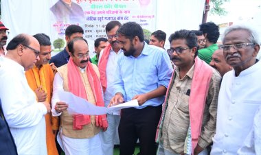 रायपुर : जन भावनाओं के अनुरुप होगा गजराज बांध का विकास और सौंदर्यीकरण : श्री अरुण साव