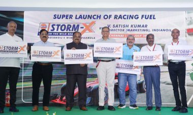 इंडियनऑयल ने मद्रास इंटरनेशनल सर्किट पर STORM-X रेसिंग ईंधन लॉन्च किया