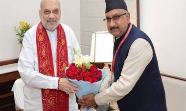 जनजातीय कार्य मंत्री डॉ. शाह ने केंद्रीय गृह एवं सहकारिता मंत्री श्री शाह से भेंट की