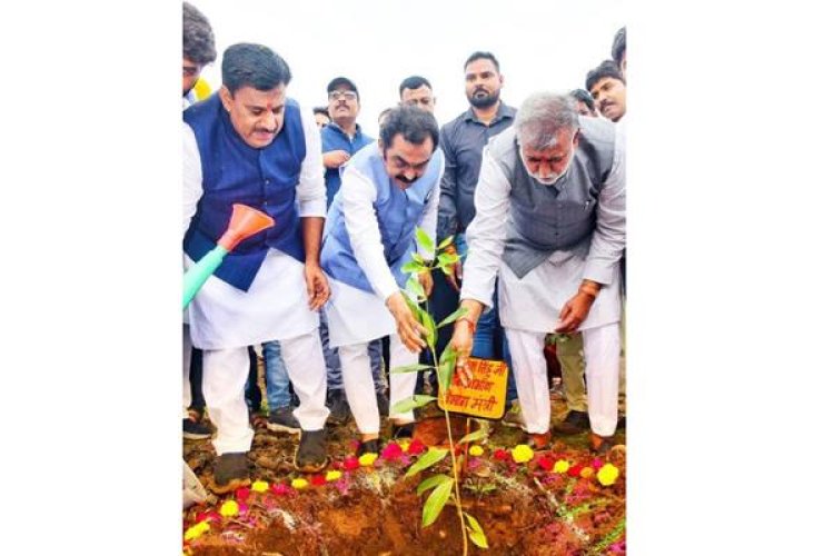 जैसे माँ बिना स्वार्थ के हमारी सेवा करती है, वैसे ही पेड़ भी हमें प्राणवायु प्रदान करते हैं- मंत्री श्री सिंह