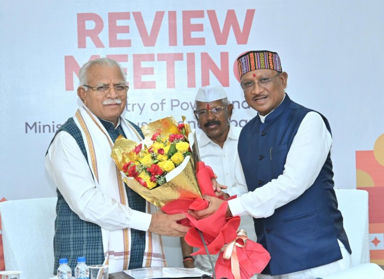 रायपुर : राज्य और केन्द्र सरकार के बेहतर समन्वय से छत्तीसगढ़ का होगा तेजी से विकास : श्री मनोहर लाल