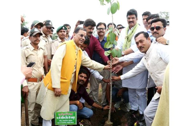 जिंदगी की सांसों के लिए पौधों का बड़ा योगदान : खाद्य मंत्री श्री राजपूत