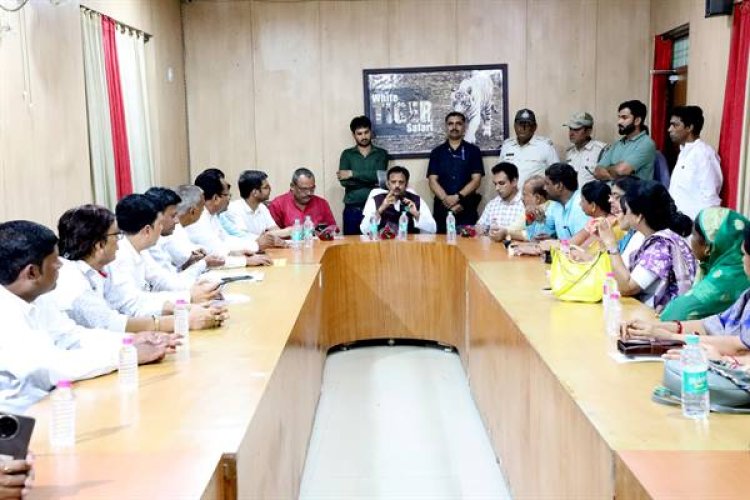 उप-मुख्यमंत्री श्री राजेन्द्र शुक्ल रीवा में विभिन्न कार्यक्रमों में शामिल हुए