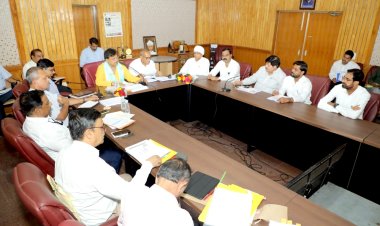 ऊर्जा मंत्री श्री तोमर ने ग्वालियर-चंबल संभाग के विधायकों एवं जनप्रतिनिधियों के साथ की बैठक