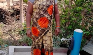 रायपुर : जल जीवन मिशन : घर में नल कनेक्शन से तोरनकट्टा एवं मनकी की महिलाएं खुश