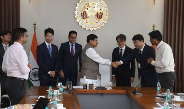 मुख्यमंत्री डॉ. यादव से की दक्षिण कोरिया के उद्योगपतियों ने भेंट