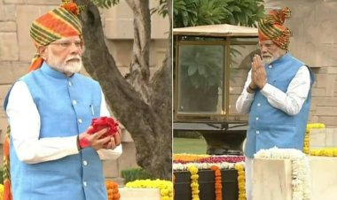 78th Independence Day: ग्रीन और ऑरेंज कलर की पगड़ी, आसमानी कलर की जैकेट... स्वतंत्रता दिवस पर इस खास अंदाज में नजर आए पीएम मोदी