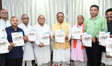 रायपुर : मुख्यमंत्री श्री विष्णु देव साय ने स्वदेशी मेला के ब्रोशर का किया विमोचन