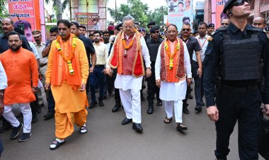 रायपुर : मुख्यमंत्री श्री विष्णुदेव साय विशाल कांवड़ यात्रा कार्यक्रम में हुए शामिल