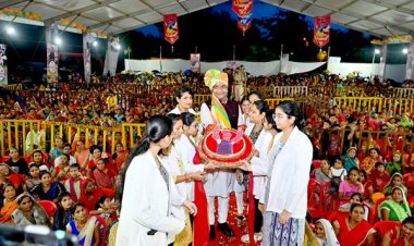 महिला डॉक्टरों और नर्सों ने मंत्री श्री विश्वास सारंग को बांधी राखी