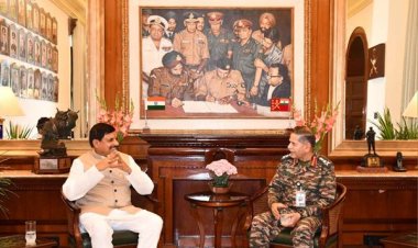 मुख्यमंत्री डॉ. यादव की थलसेना प्रमुख जनरल उपेंद्र द्विवेदी से हुई सौजन्य मुलाकात