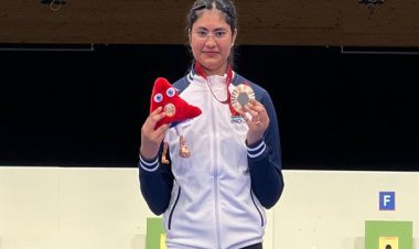 पेरिस पैरालम्पिक 2024 (फ्रांस) में खेल अकादमी की शूटिंग खिलाड़ी कु. रूबीना फ्रांसिस ने कांस्य पदक ने खेल अकादमी की शूटिंग खिलाड़ी  जीतकर रचा इतिहास