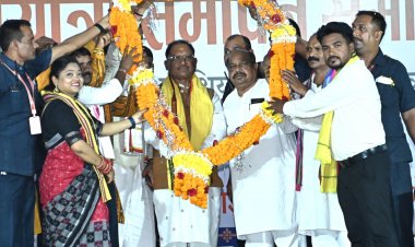 रायपुर : मुख्यमंत्री श्री विष्णु देव साय राजधानी रायपुर के गॉस मेमोरियल मैदान पहुंचे