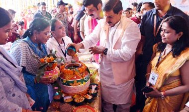 मुख्यमंत्री ने राष्ट्रीय पोषण माह अंतर्गत श्रीअन्न एवं फल किये दान