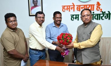 रायपुर : मुख्यमंत्री श्री विष्णु देव साय से कंवर समाज के प्रतिनिधि मंडल ने की सौजन्य मुलाकात