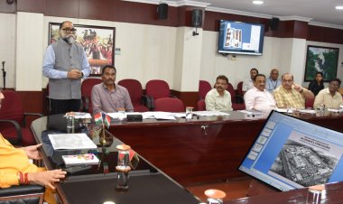 रायपुर : राजभवन के निर्माण कार्यों को समय सीमा में पूर्ण करने के निर्देश दिए राज्यपाल श्री डेका ने