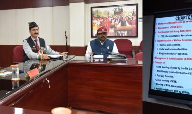 रायपुर : सैनिक कल्याण की योजनाओं का करें बेहतर क्रियान्वयन : श्री रमेन डेका