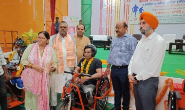 एनएफएल विजयपुर द्वारा 312 हितग्राहियों को 44 लाख रुपये कीमत के 1452 कृत्रिम उपकरण वितरित