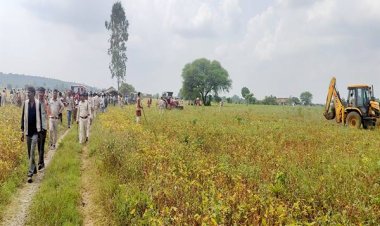 शमशाबाद में 35 हेक्टेयर वन भूमि को अतिक्रमण से मुक्त कराया