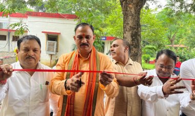 रायपुर : स्वास्थ्य मंत्री श्री श्याम बिहारी जायसवाल ने किया महर्षि चरक सदन का लोकार्पण